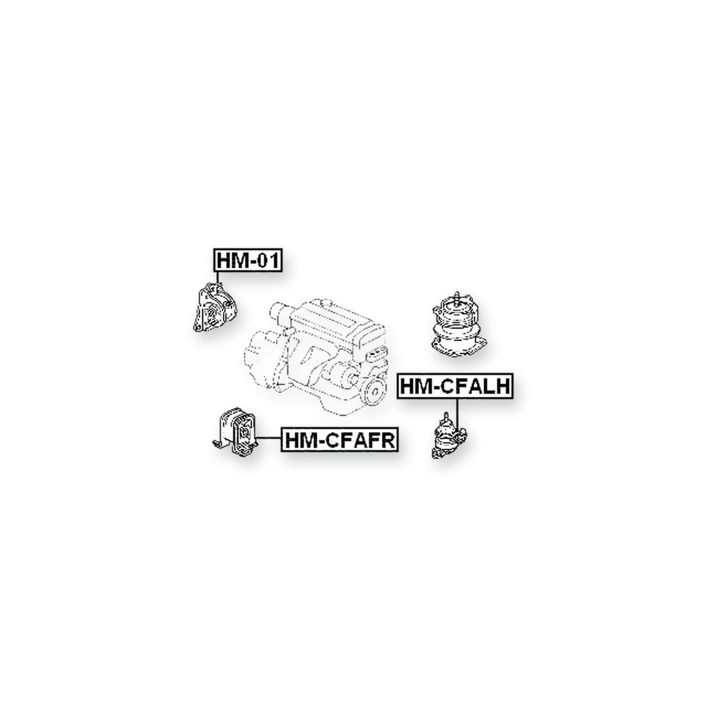 Honda Accord 4D Front Engine Mount At