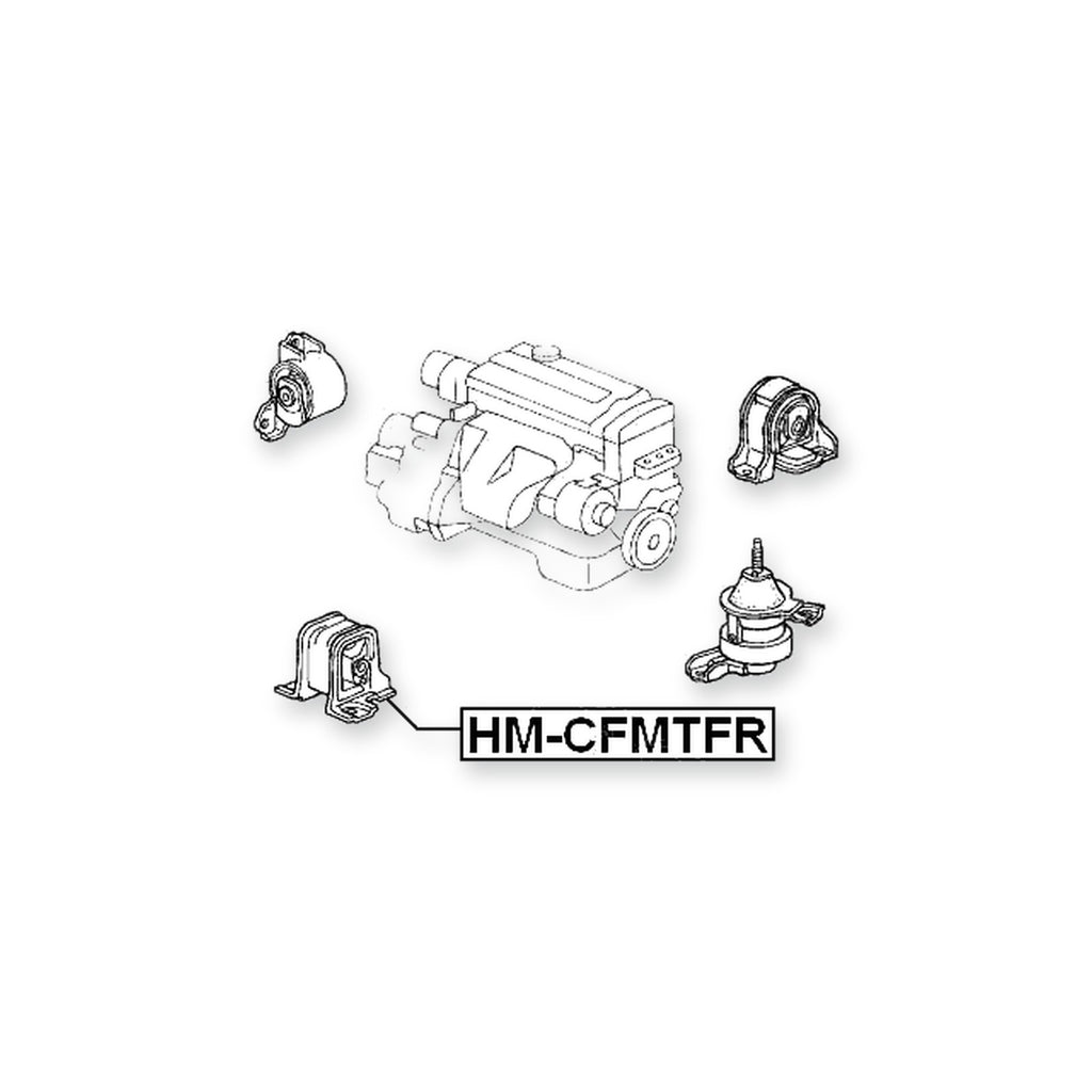 Honda Accord CG7 Front Engine Mount Mt
