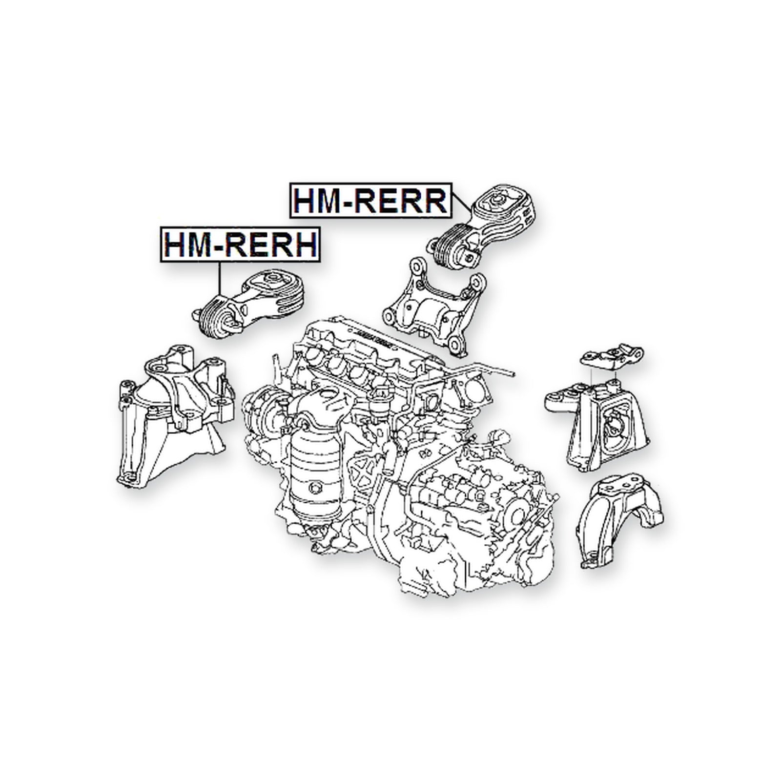 Honda Cr-V Rear Engine Mount