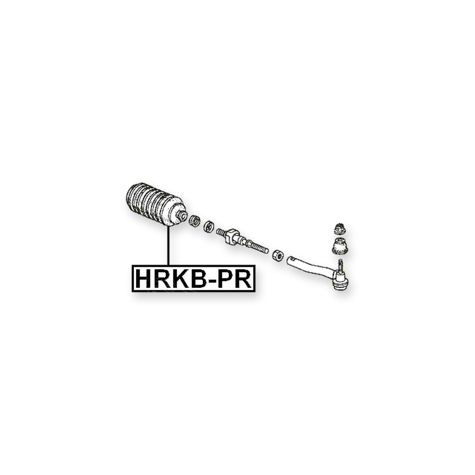 Front Left Steering Rack Boot