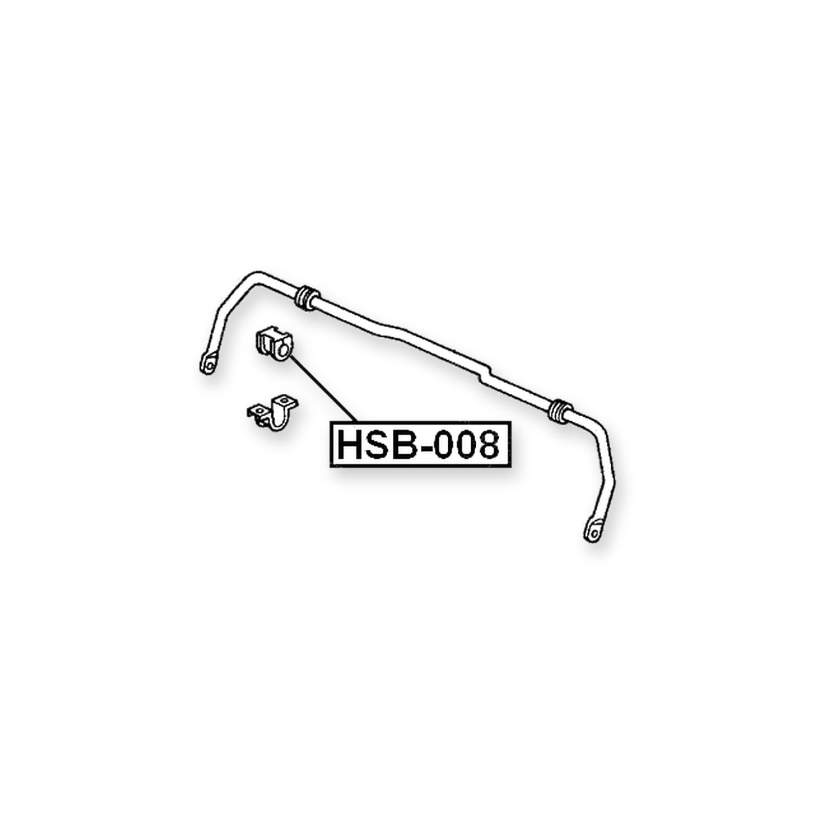 Honda Cr-V Rear Stabilizer Bar Bush D17
