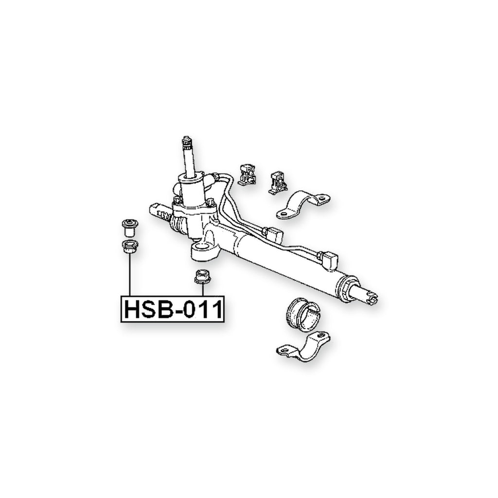 Acura Tl UA2 Steering Rack Bushing