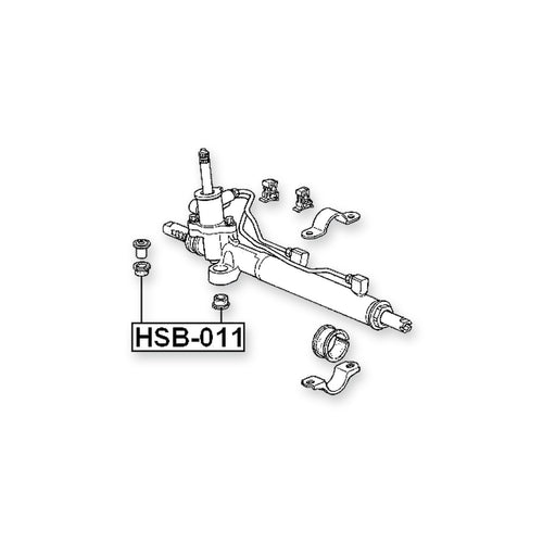 Acura Tl UA2 Steering Rack Bushing