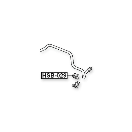 Acura Tl UA2 Front Stabilizer Bar Bush D29