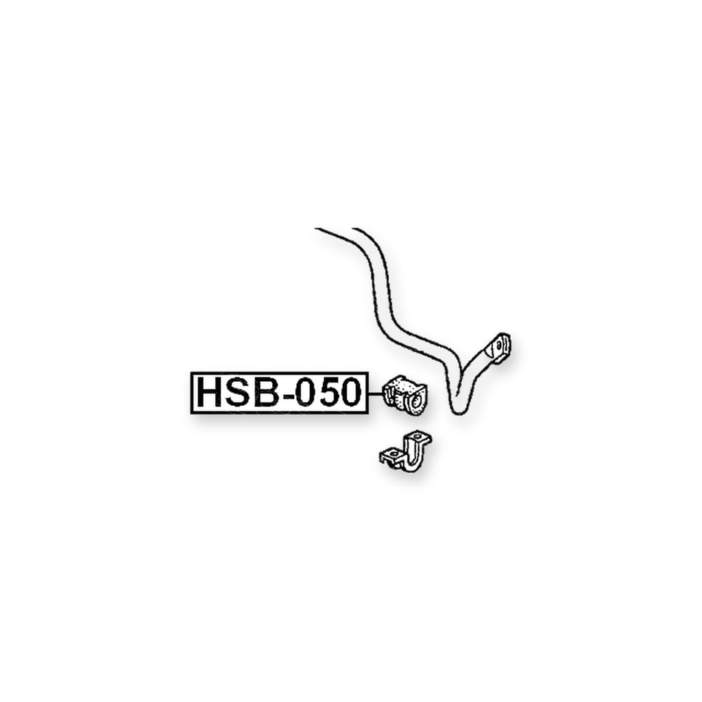 Honda 3.2TL UA5 Front Stabilizer Bar Bush D27.2