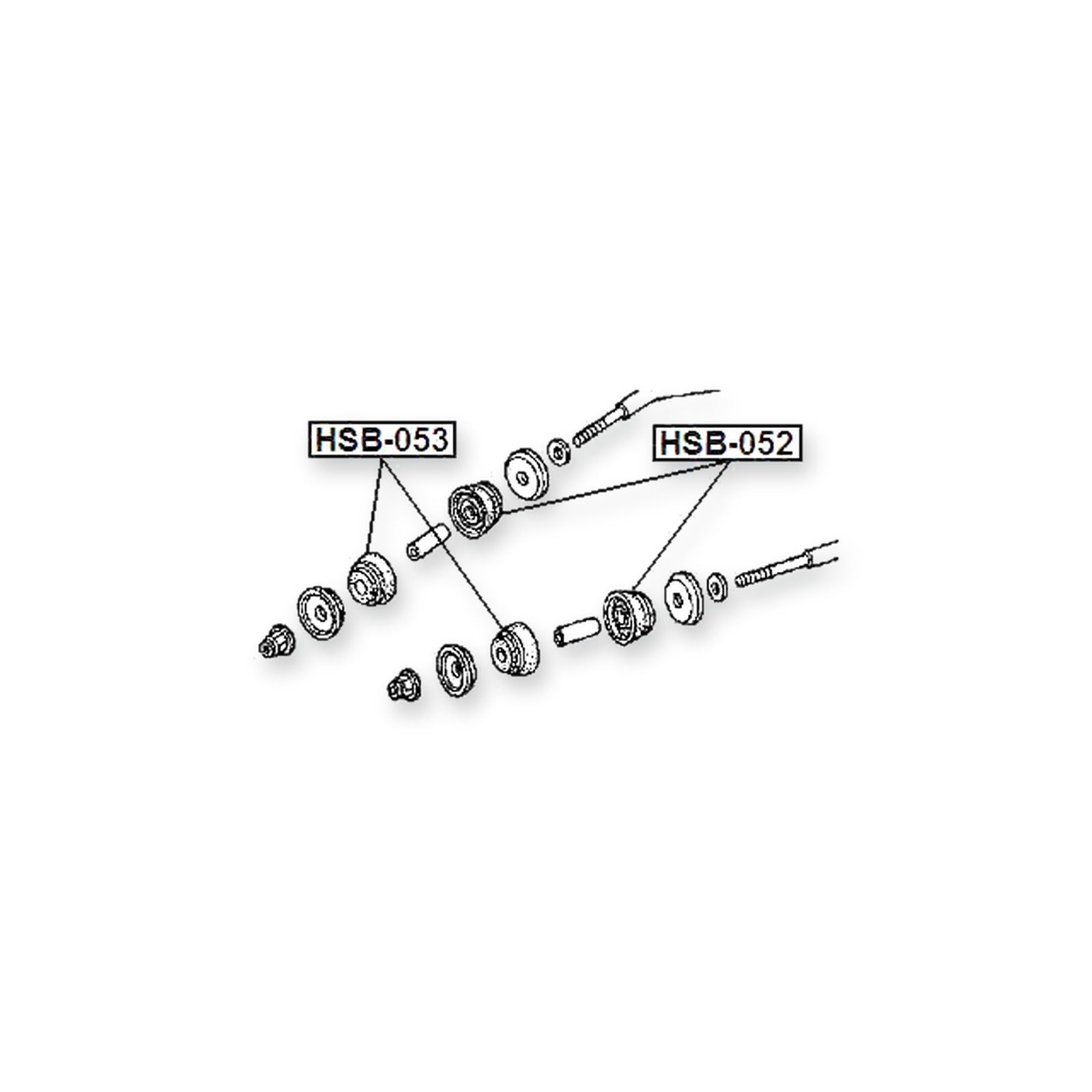 Honda Accord 4D Front Radius Rod Bushing