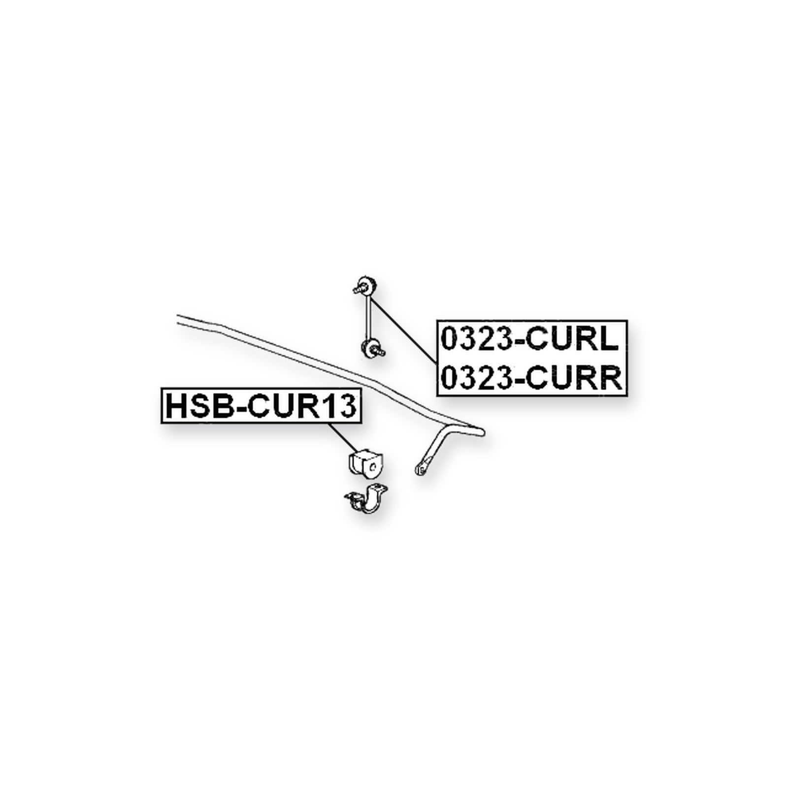 Honda Accord CP1 Rear Stabilizer Bar Bush D13