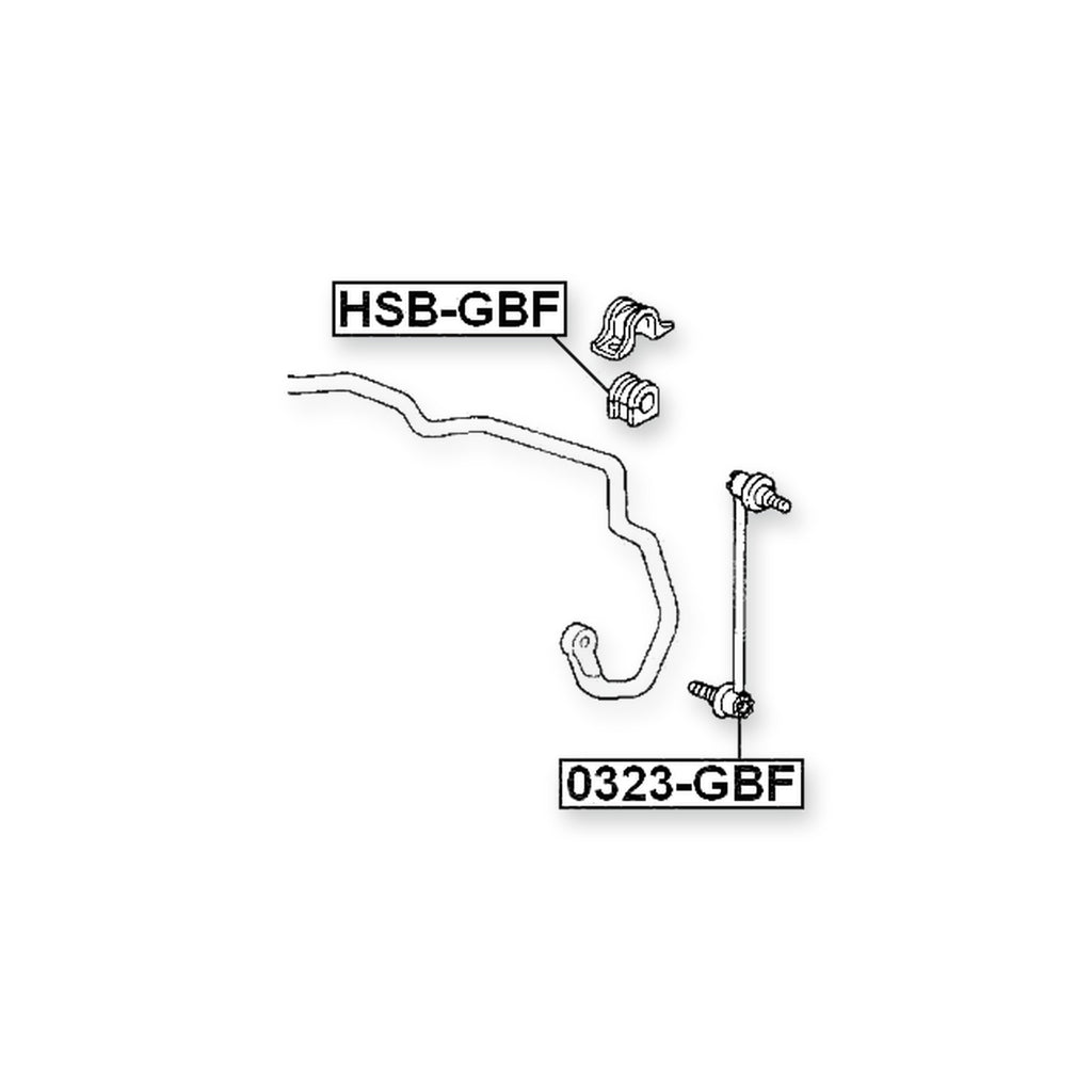 Honda Mobilio Front Stabilizer Bar Bush D22
