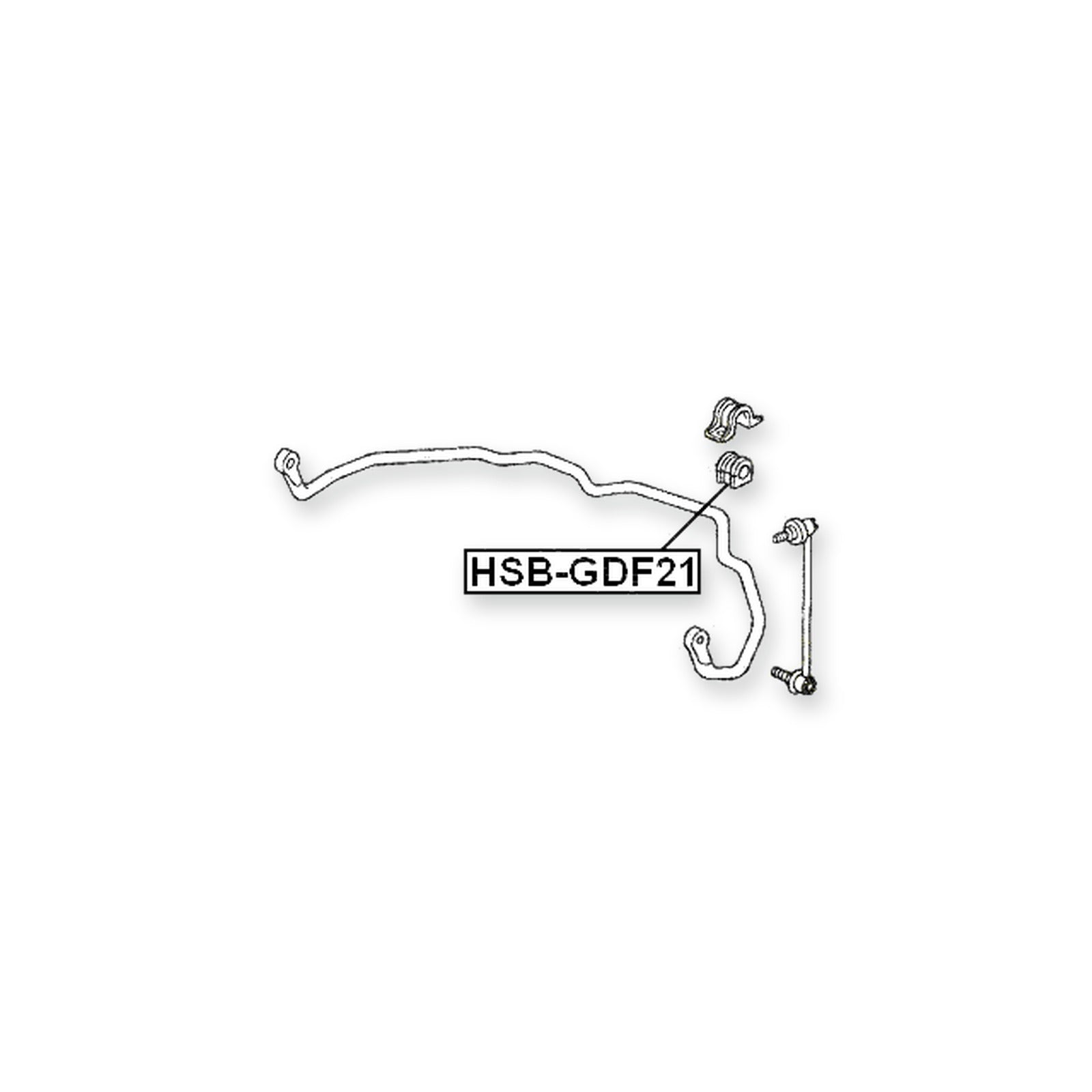 Acura Rdx TB1 Front Stabilizer Bar Bush D21