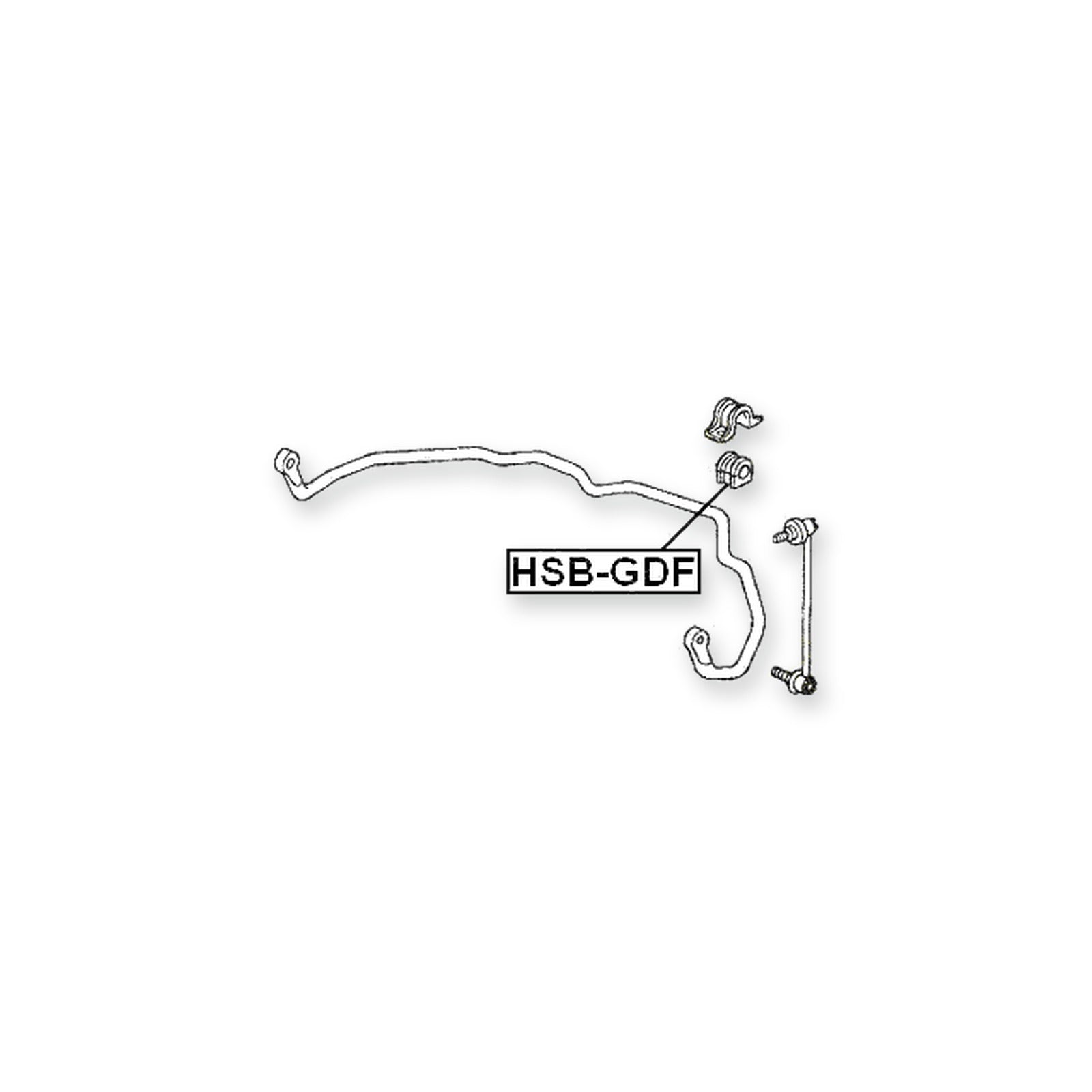 Honda City CD6 Front Stabilizer Bar Bush D22