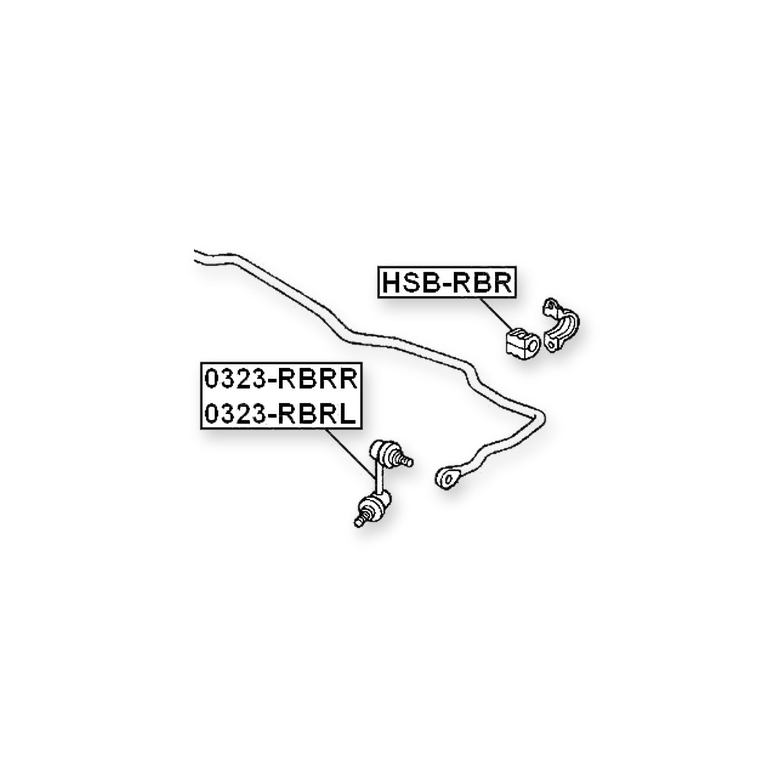 Honda Odyssey Rear Stabilizer Bar Bush D15