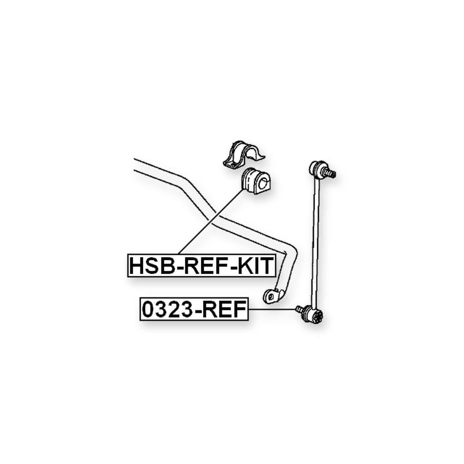 Honda Cr-V I-Ctdi RE6 Front Stabilizer Bar Bush Kit D20
