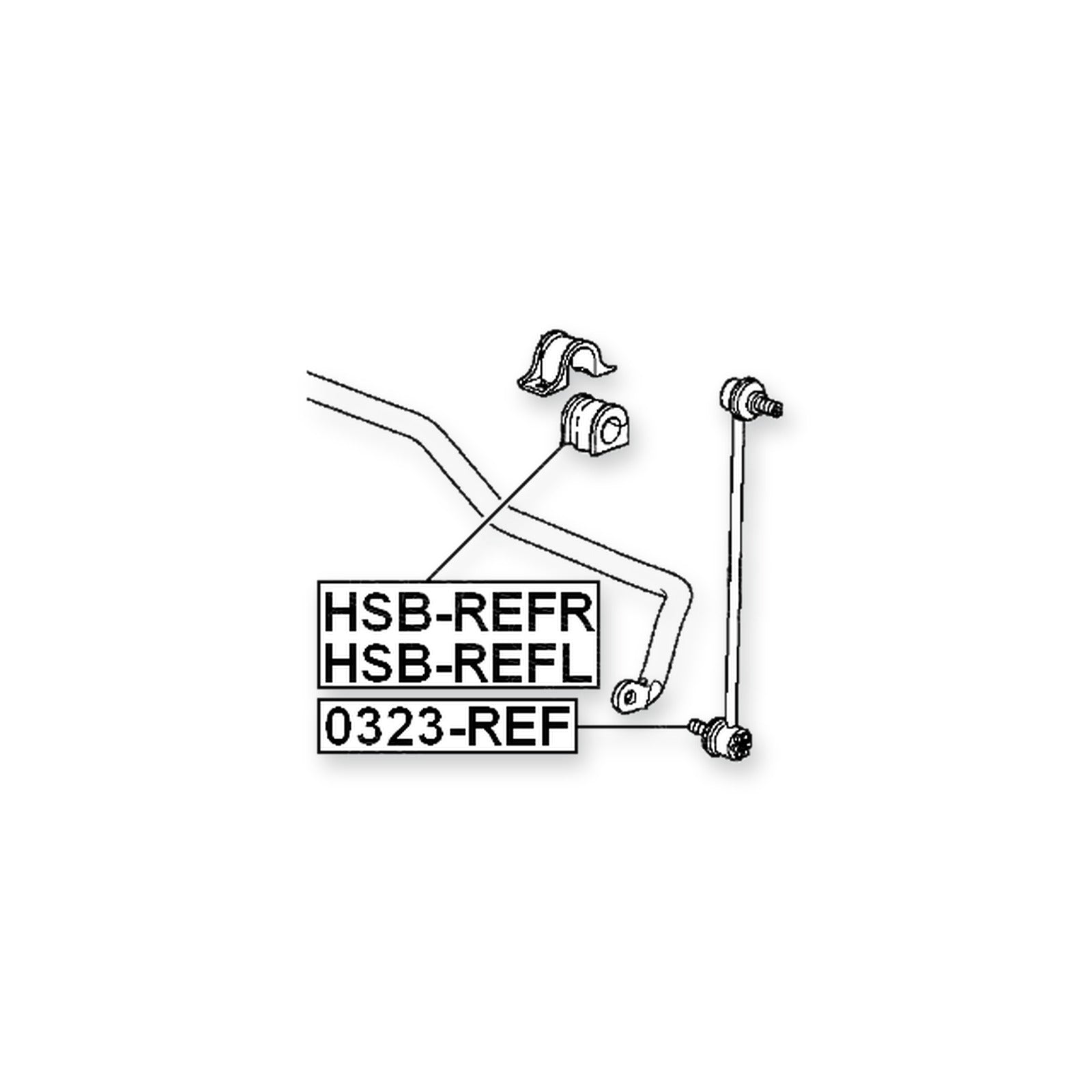 Honda Cr-V I-Ctdi RE6 Front Right Stabilizer Bar Bush D20