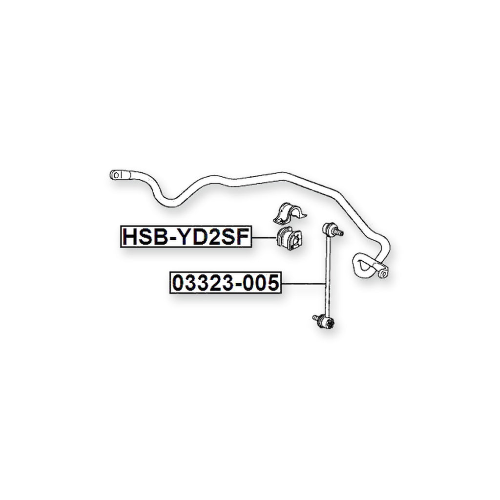 Acura Mdx YD2 Front Stabilizer Bar Bush D24