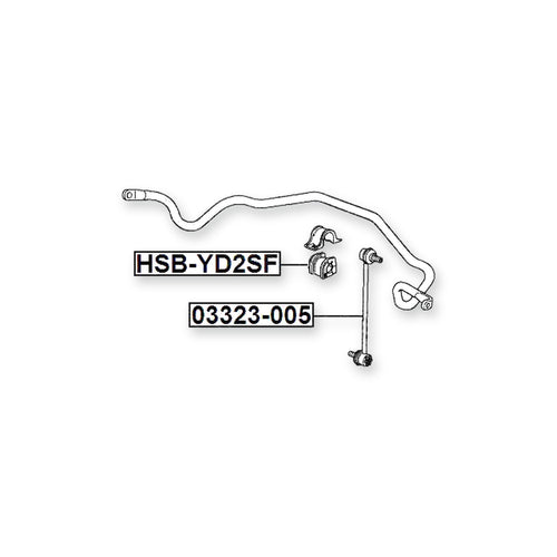Acura Mdx YD2 Front Stabilizer Bar Bush D24