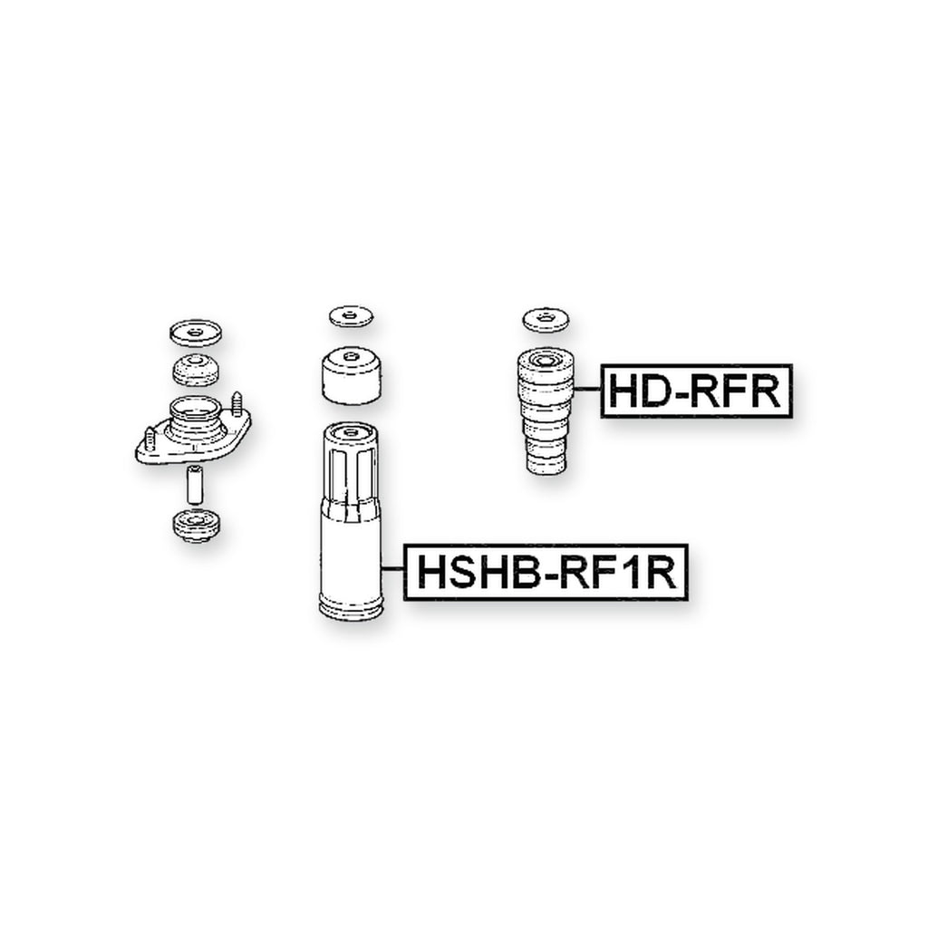 Honda Odyssey Rear Shock Absorber Boot