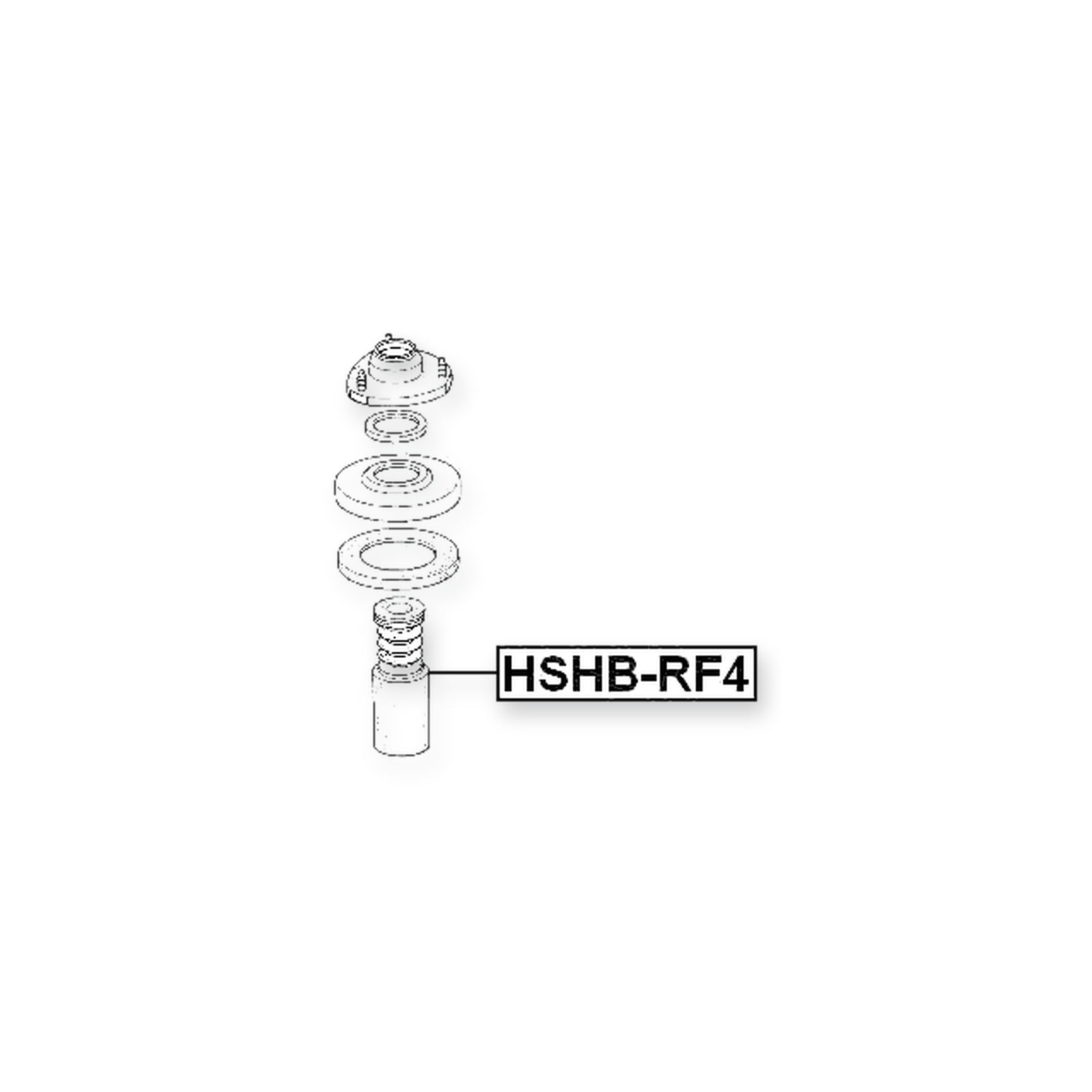 Honda Step Front Boot With Jounce Bumper Shock Absorber