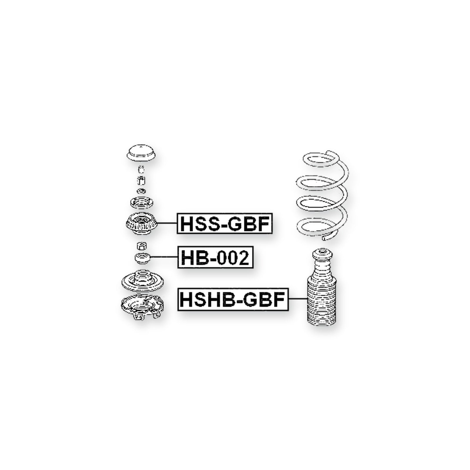 Honda Airwave Front Shock Absorber Mounting