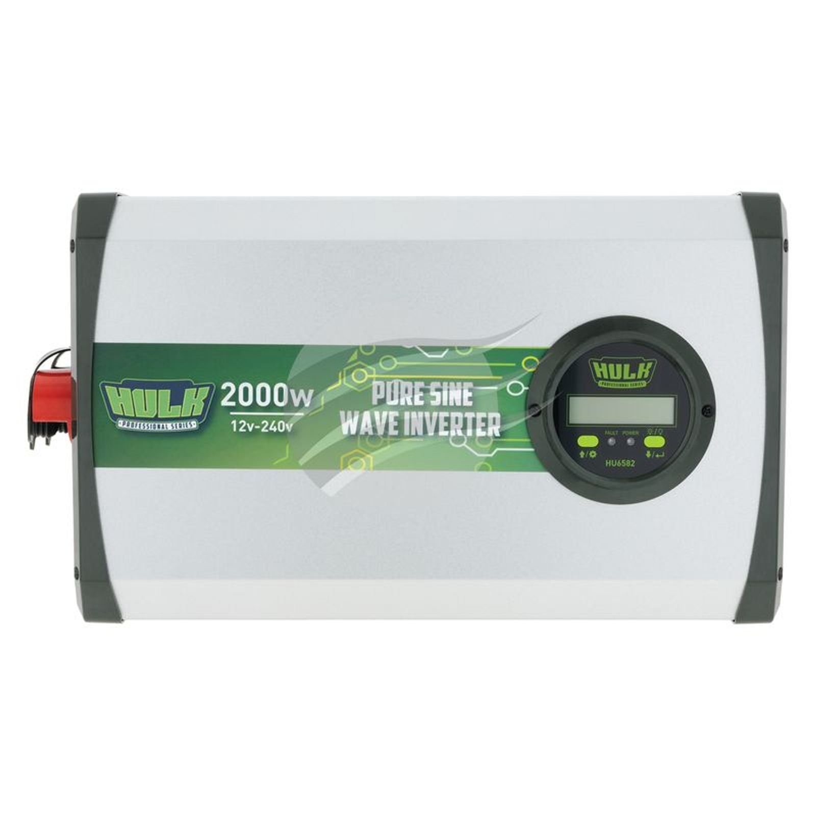 Pure Sine Wave Inverter 2,000w 12VDC to 240VAC True Sine Wave Hulk Professional