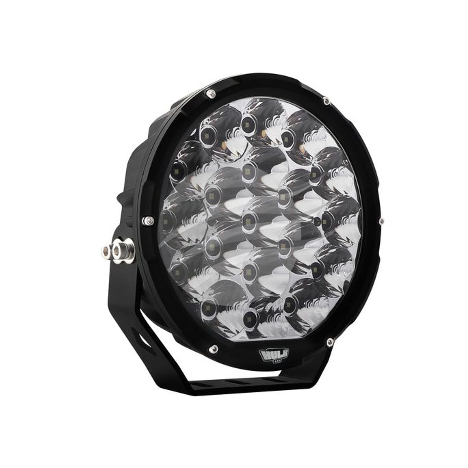 7" RND LED Driving Lamp Drivng Beam 9-36V 106W 19 Led's Black 11,000lms Hulk 4x4