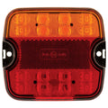 LED Stop/tail/ind/lic PLT Lamp 9-33V W/ Reflex Reflector 0.5m Lead 104x94x20mm H