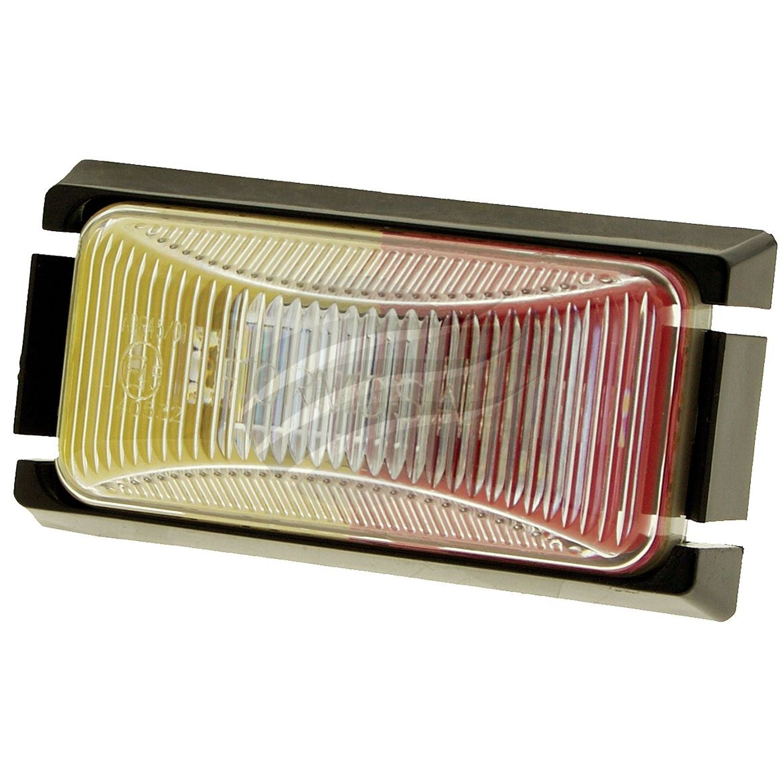 LED Side Marker Lamp Red/amber 12/24V Black Base 74 X 38 X 26mm Hulk 4x4