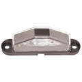 LED Licence Plate Lamp 10-30V Triangular BLK Hsng 300mm Lead 88 X 30 X 20mm Hulk