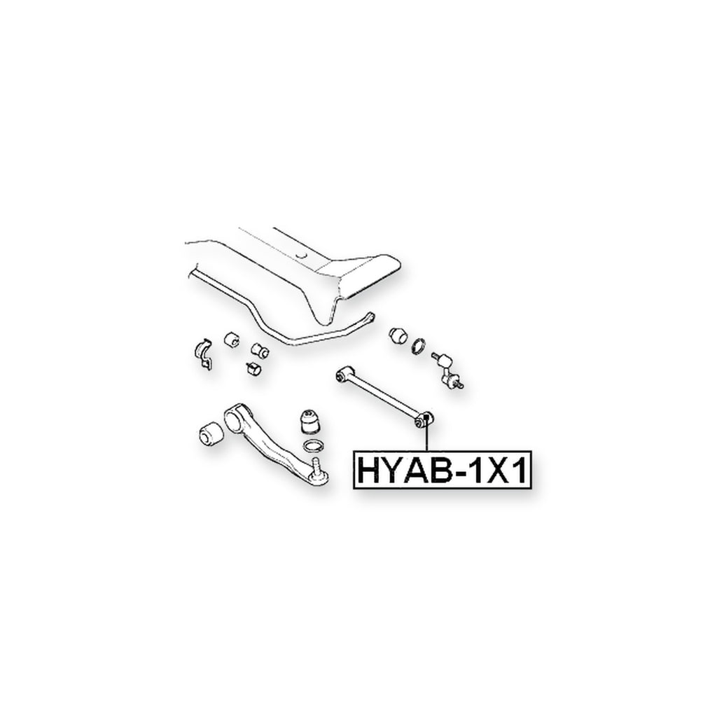Hyundai Grandeur Rear Trailing Rod Bushing