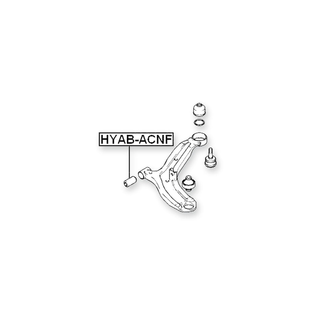 Front Lower Bushing, Control Arm