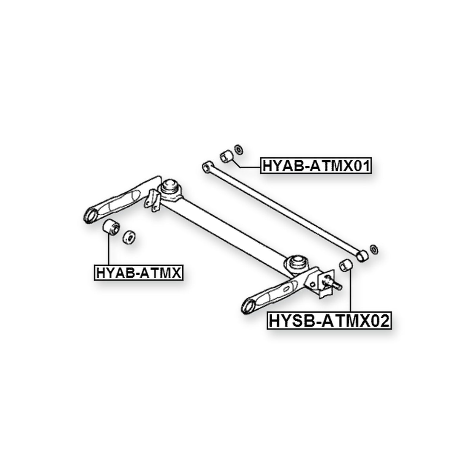 Hyundai Atos Rear Crossmember Bushing
