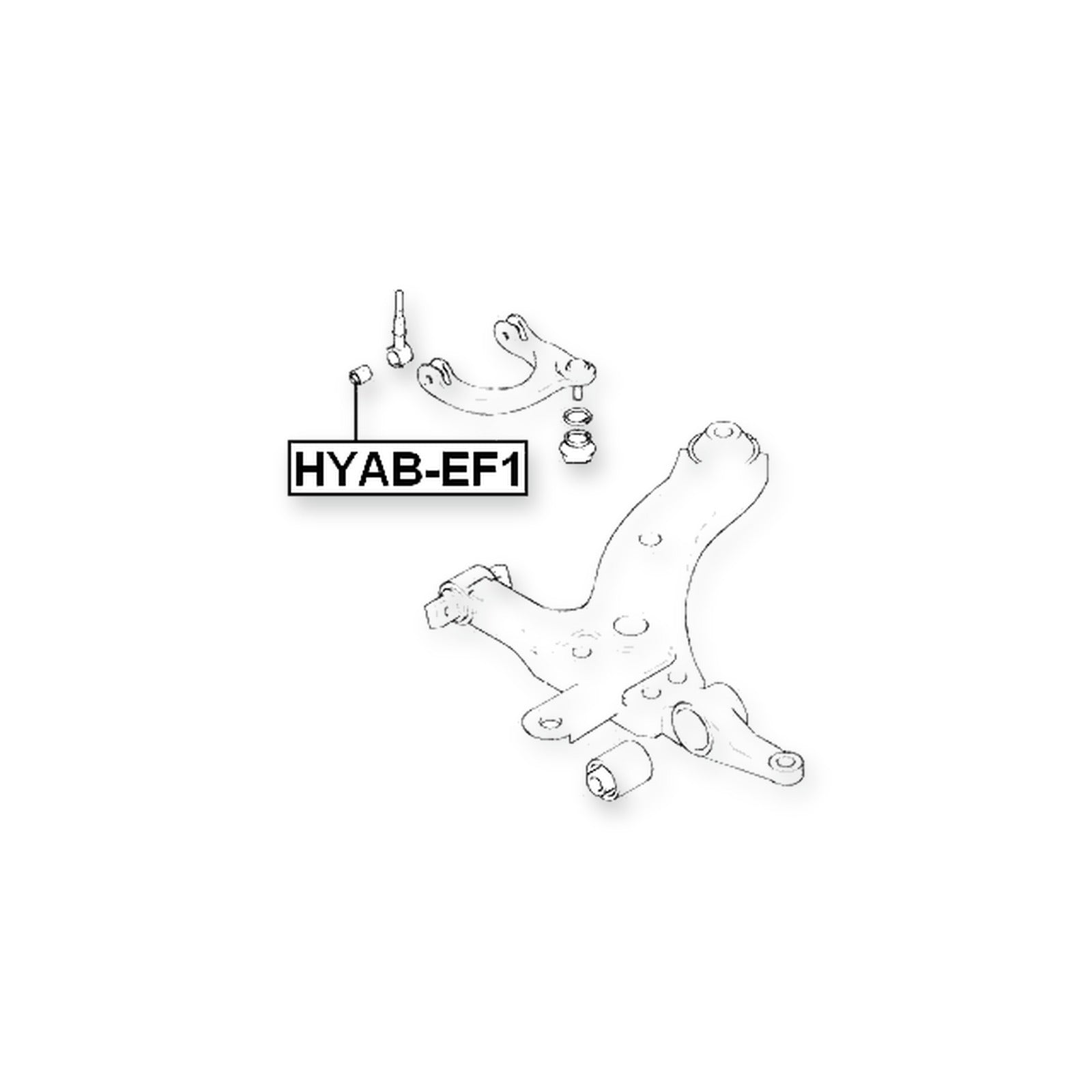 Hyundai Grandeur Front Upper Bushing, Control Arm