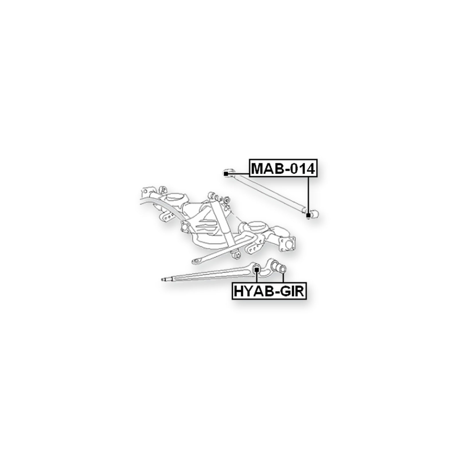 Hyundai Galloper Rear Lower Arm Bushing 2000-on