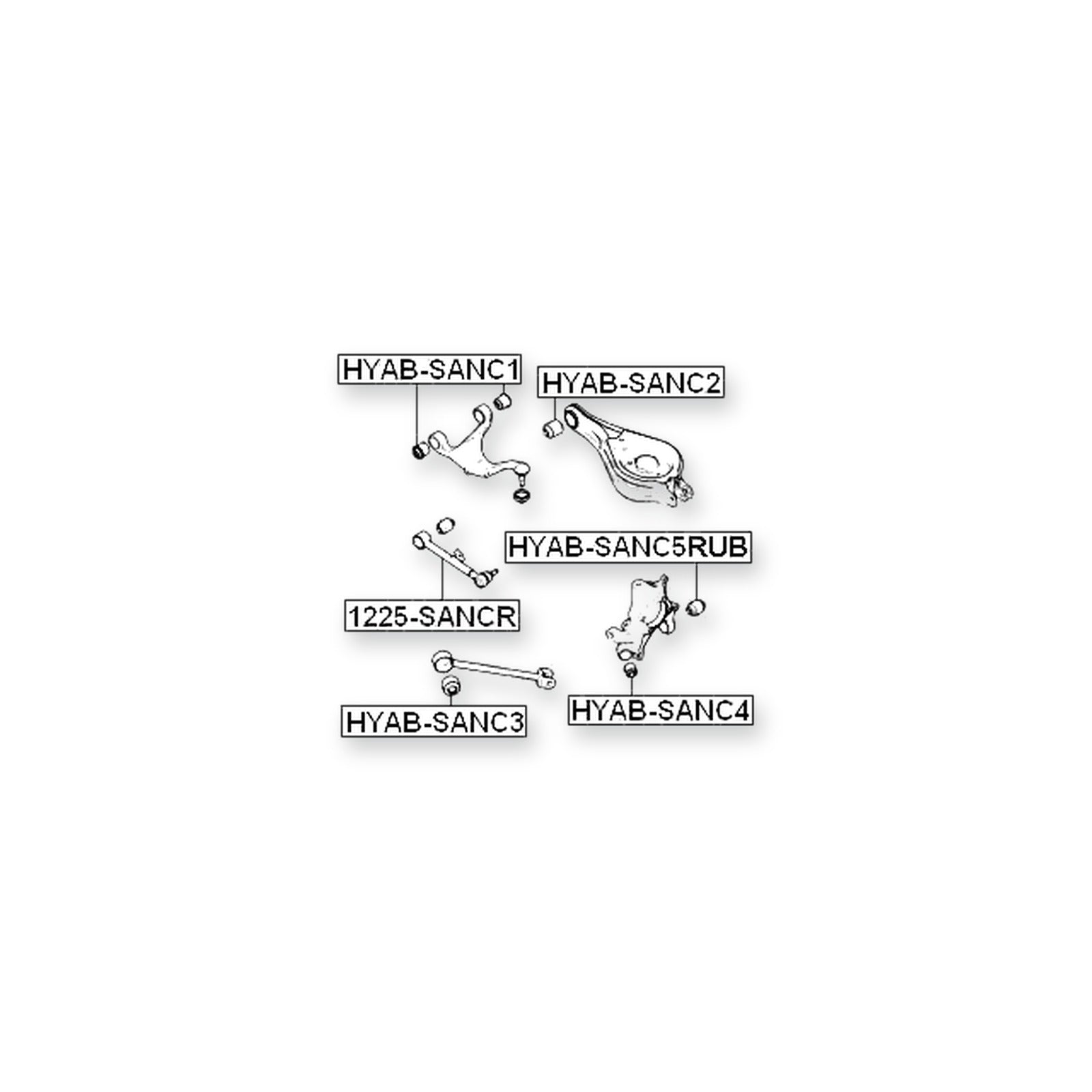 Hyundai Aslan Rear Knuckle Bushing 2006-on