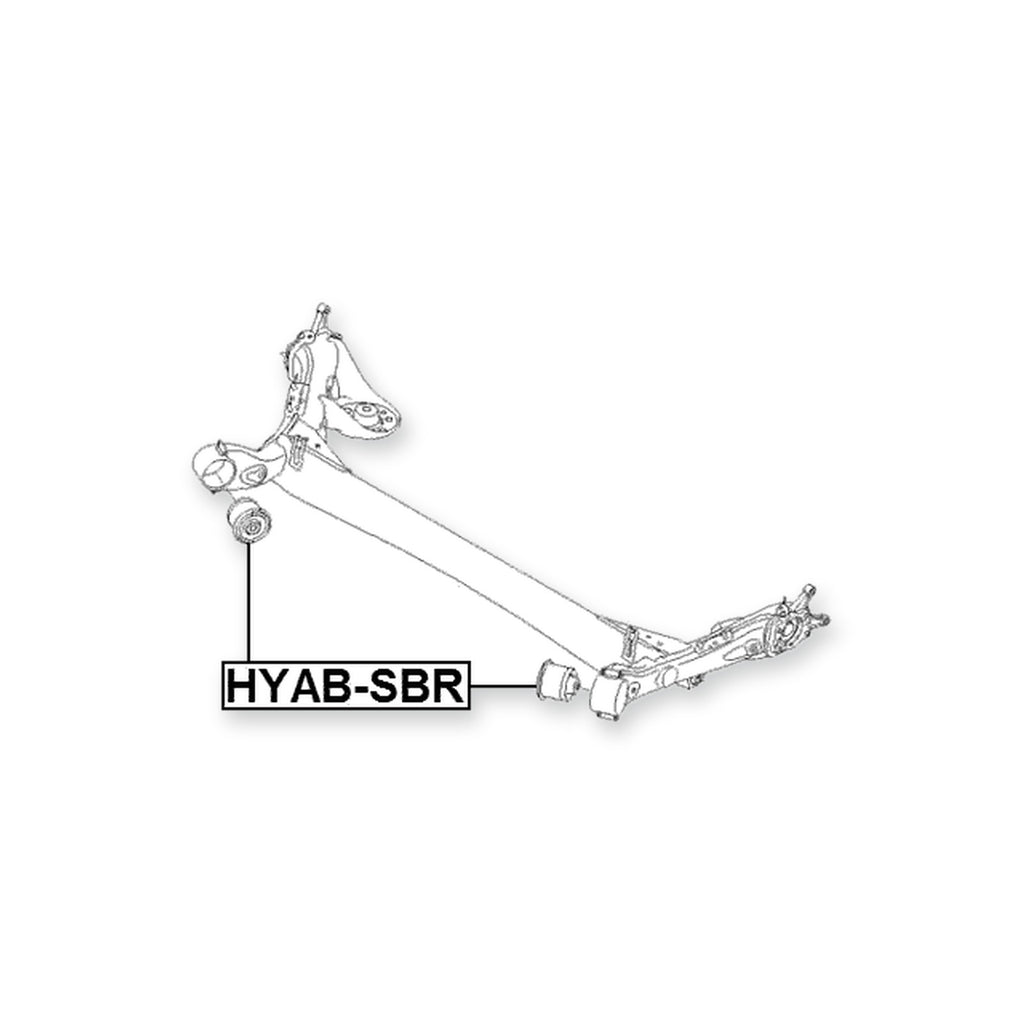 Hyundai Accent Rear Crossmember Bushing