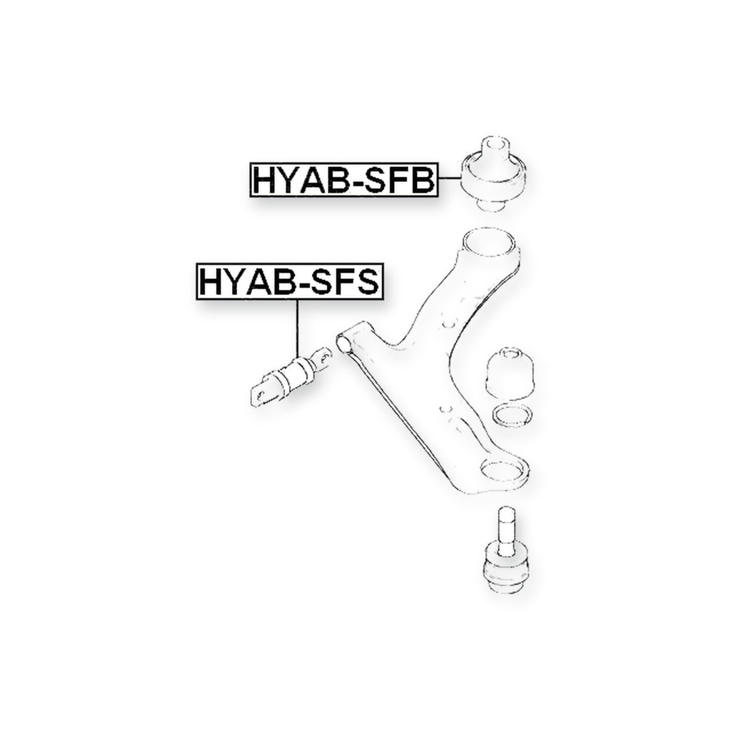 Hyundai Santa Front Lower Bushing, Control Arm