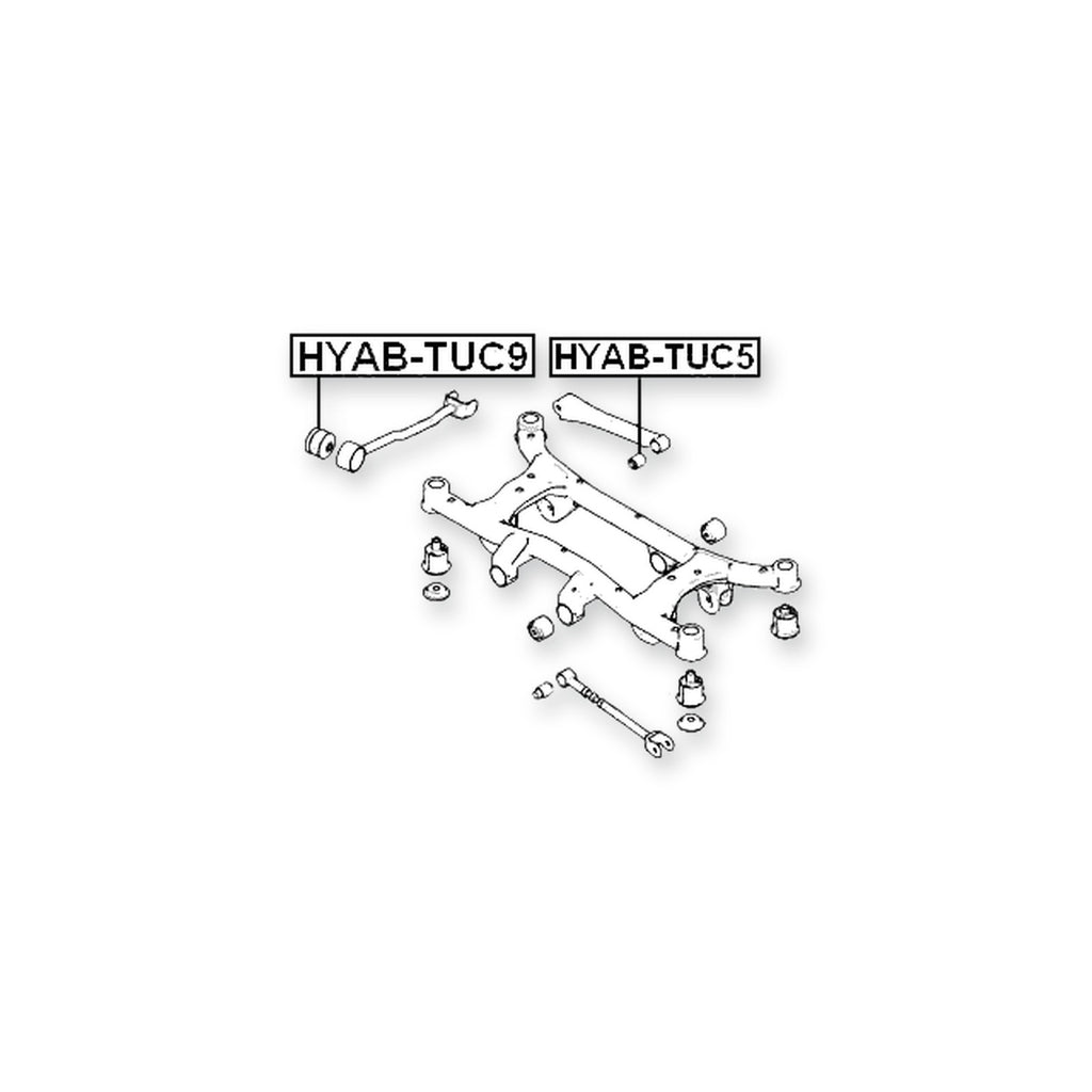 Kia New Sportage Front Trailing Rod Bushing 2006-on