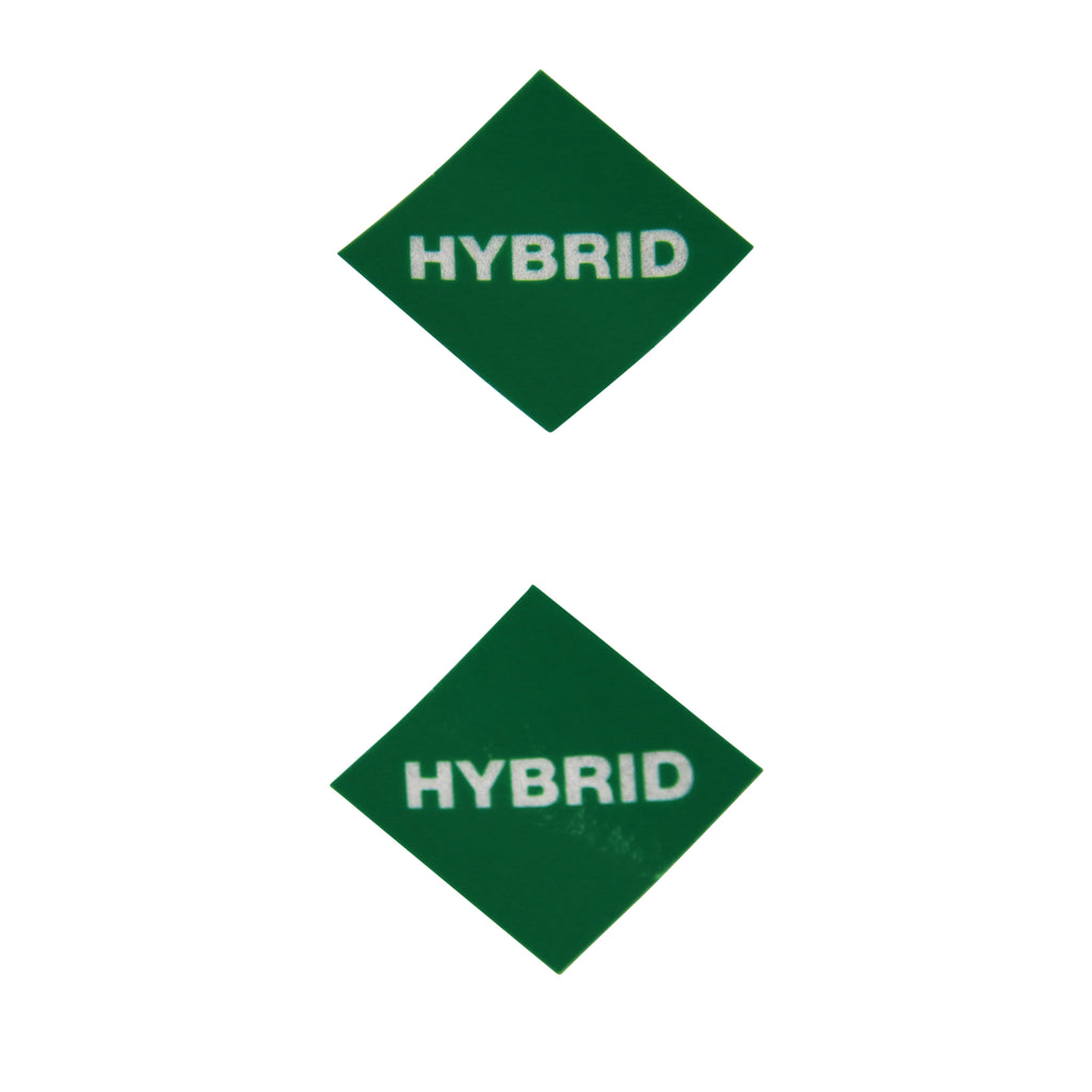 TFI Racing Hybrid Number Plate Decal Kit Set of 2