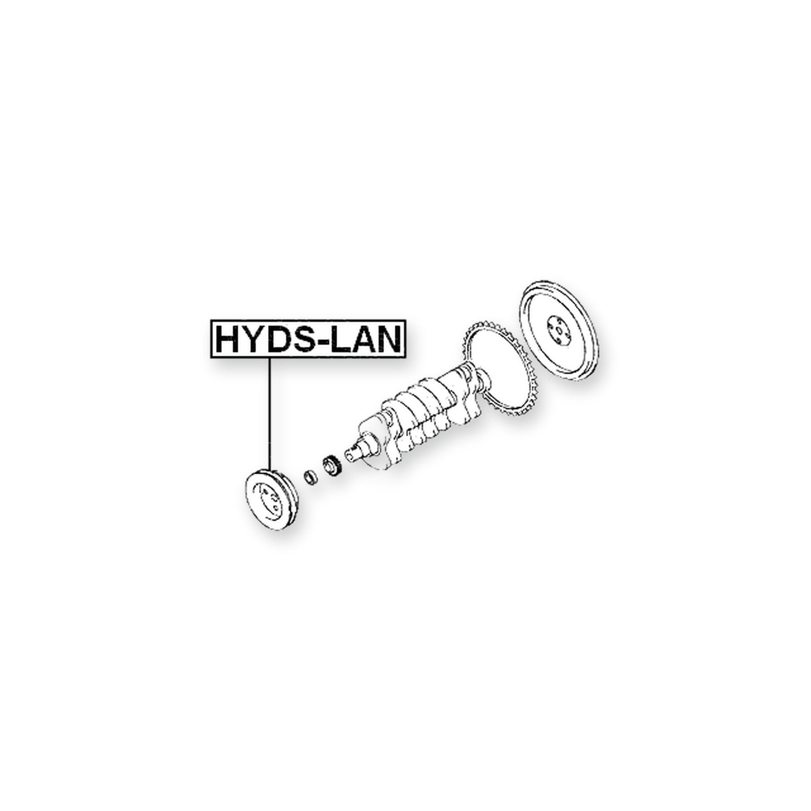 Hyundai Avante Crankshaft Pulley o 2006