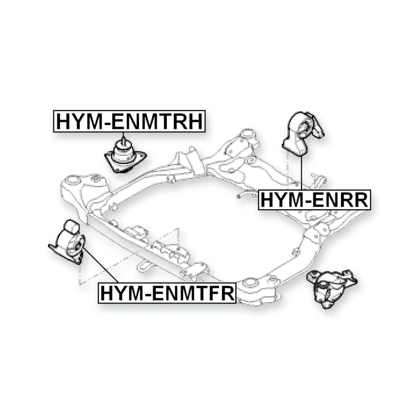 Kia Ceed Front Right Engine Mount (Hydro)