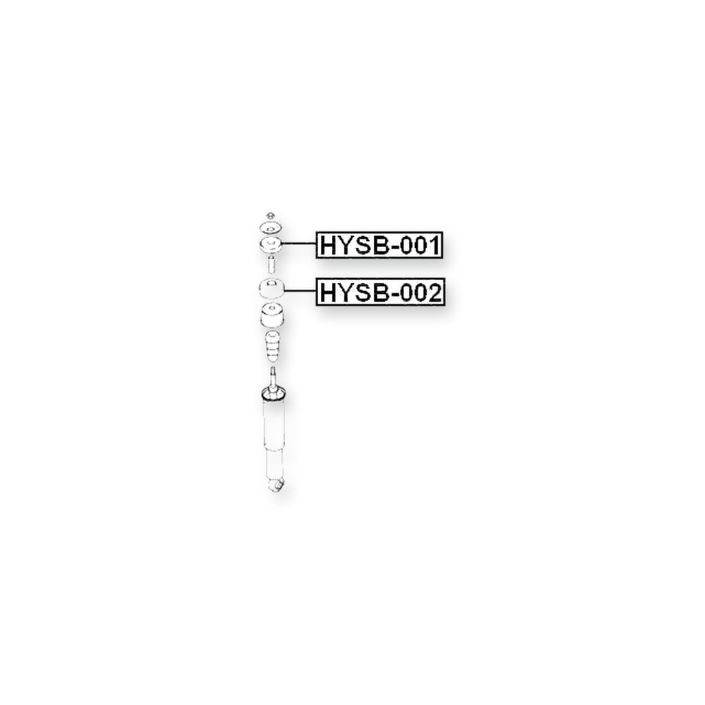 Hyundai Santa Rear Shock Absorber Bushing