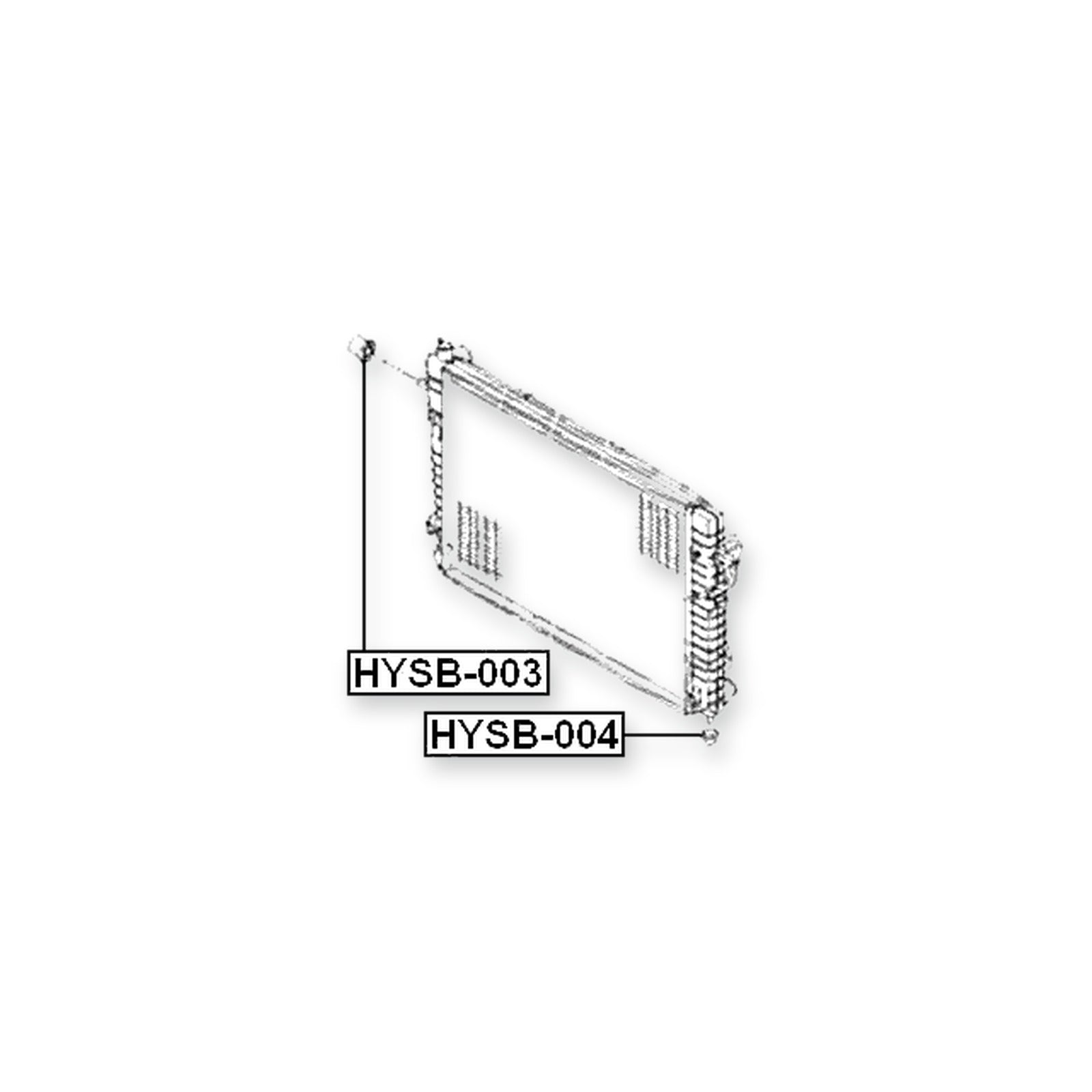 Kia New Sportage Lower Mount Rubber Radiator 2006-on