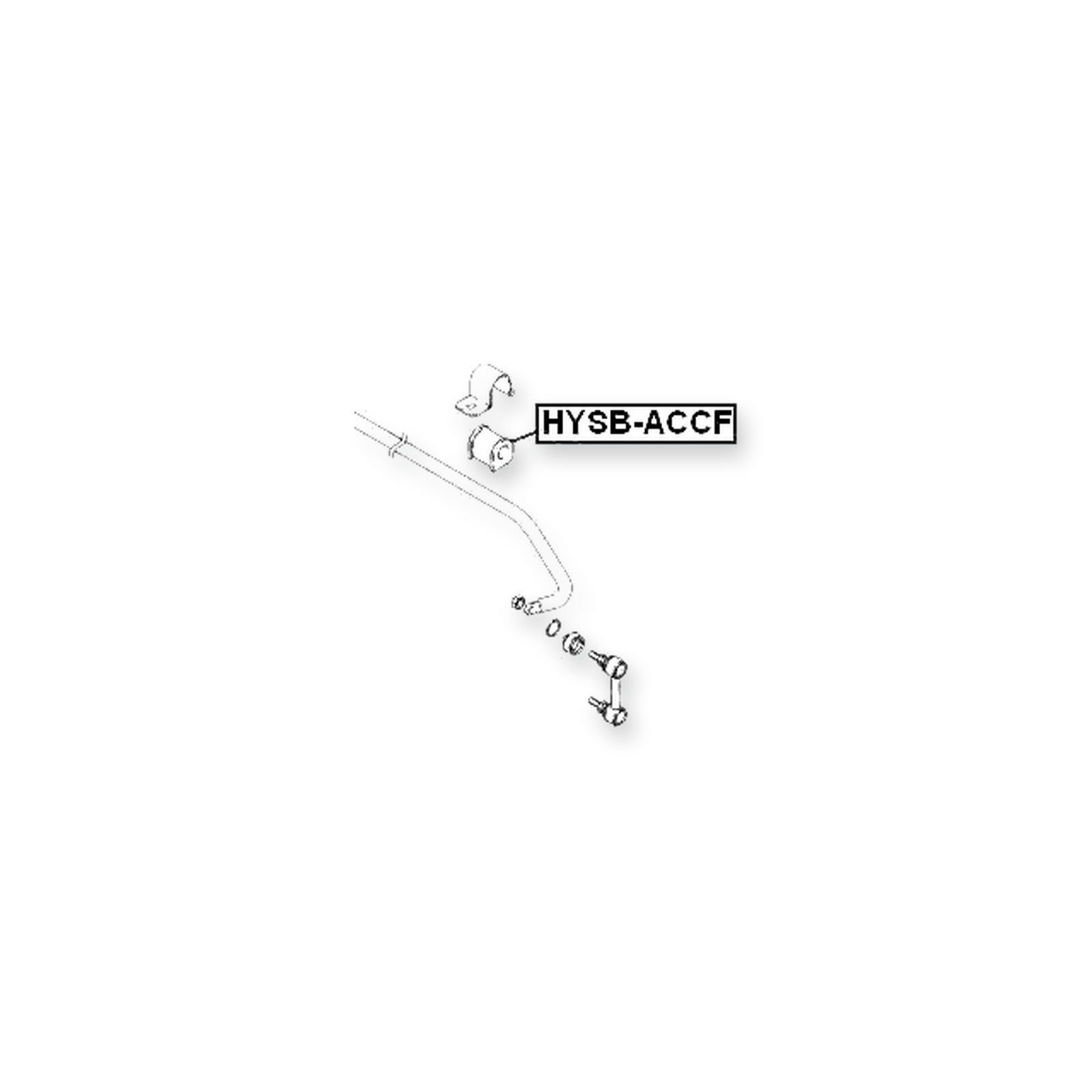 Hyundai Accent Front Stabilizer Bar Bush D18.5