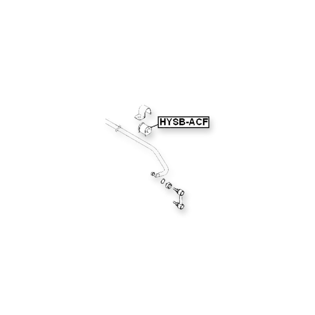 Hyundai Accent Front Stabilizer Bar Bush D18