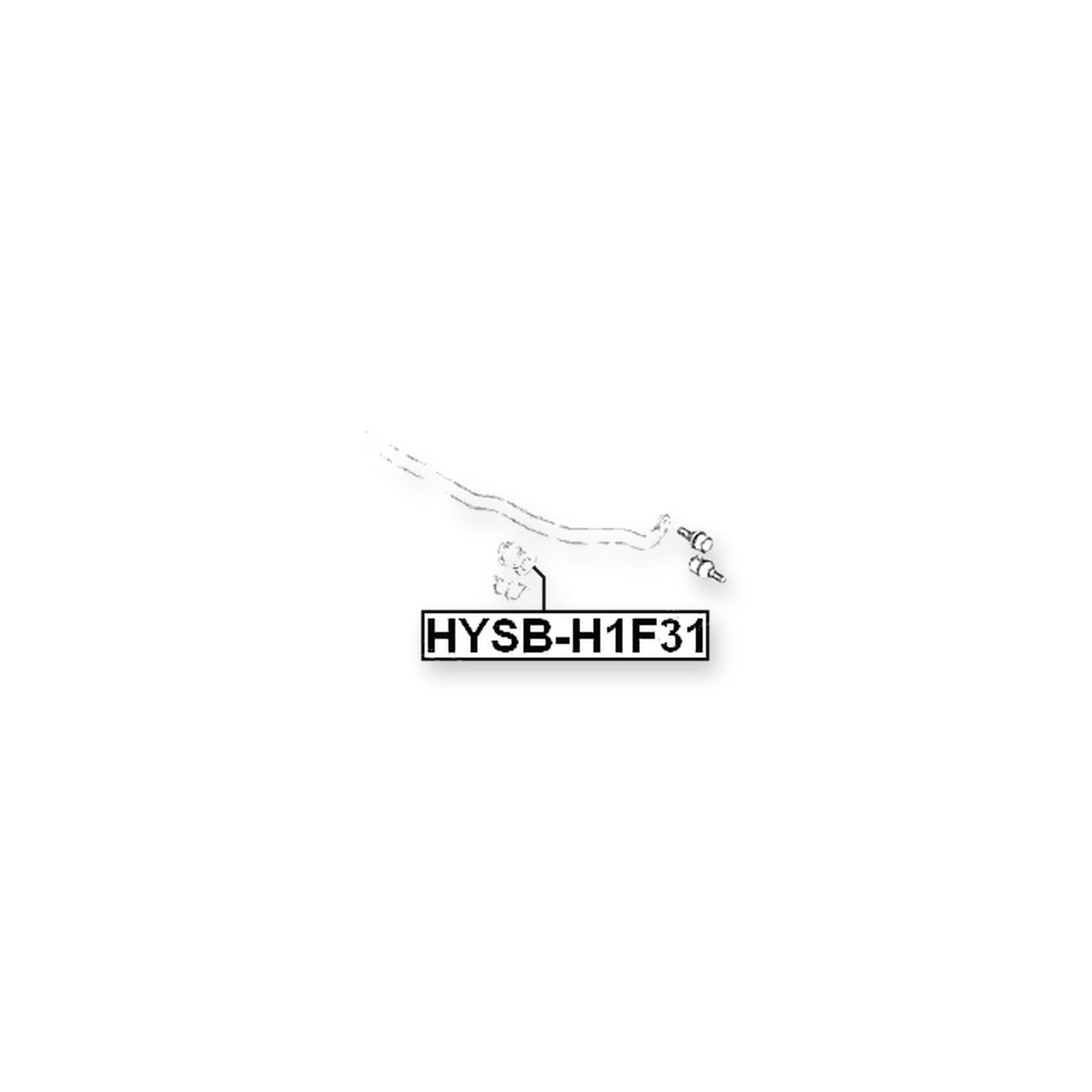 Hyundai H-1 Front Stabilizer Bar Bush D31 o 2006
