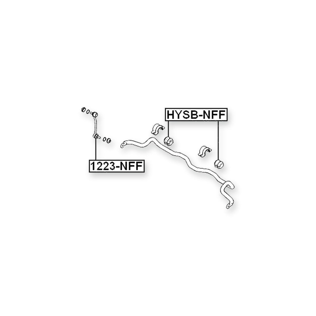 Kia Opirus Front Stabilizer Bar Bush D26.8