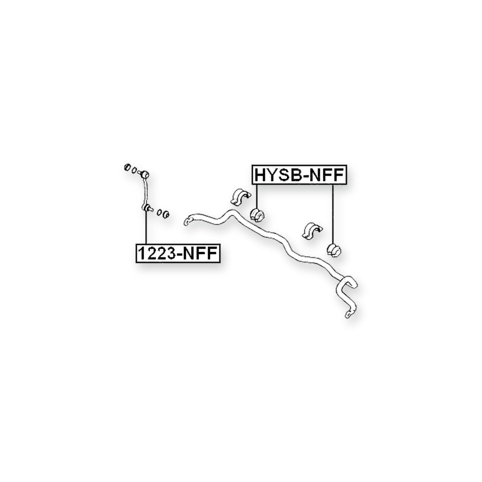 Hyundai Azera Front Stabilizer Bar Bush D26.8 2006-on