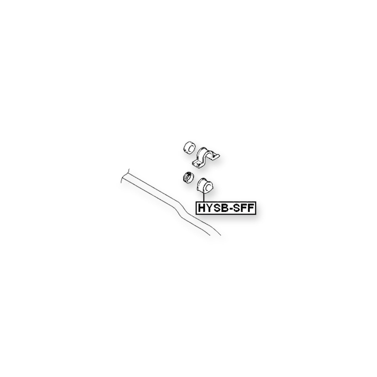 Hyundai Santa Front Stabilizer Bar Bush D22.8