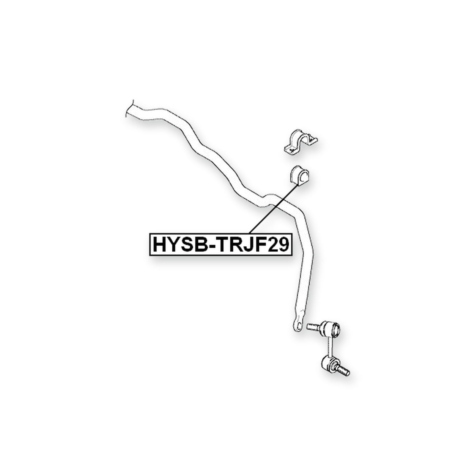 Hyundai Trajet Front Stabilizer Bar Bush D29 2006-on