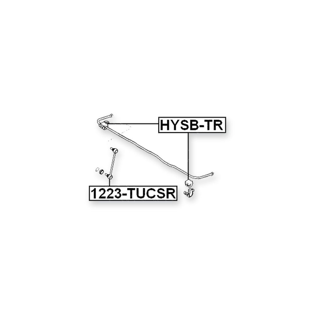 Kia New Sportage Rear Stabilizer Bar Bush D12.8 2006-on