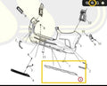 Genuine LDV D90 Bar Mould Front Lower (2017-2024)